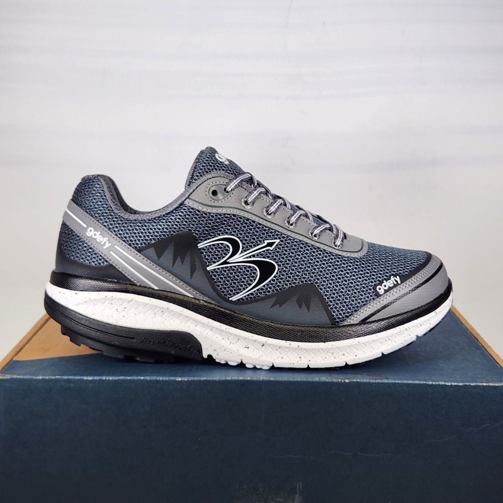 Gdefy Mighty Walk Shoes Mens Size 11.5 Wide Gray VersoShock TB9024MGS